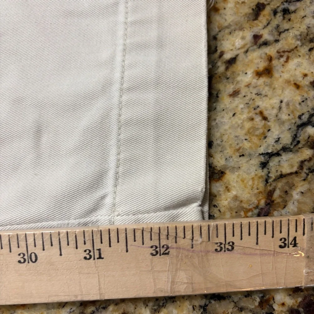 Polo Ralph Lauren Philip Pant Mens 36x34 Beige Cotton Chino Straight Leg Stone